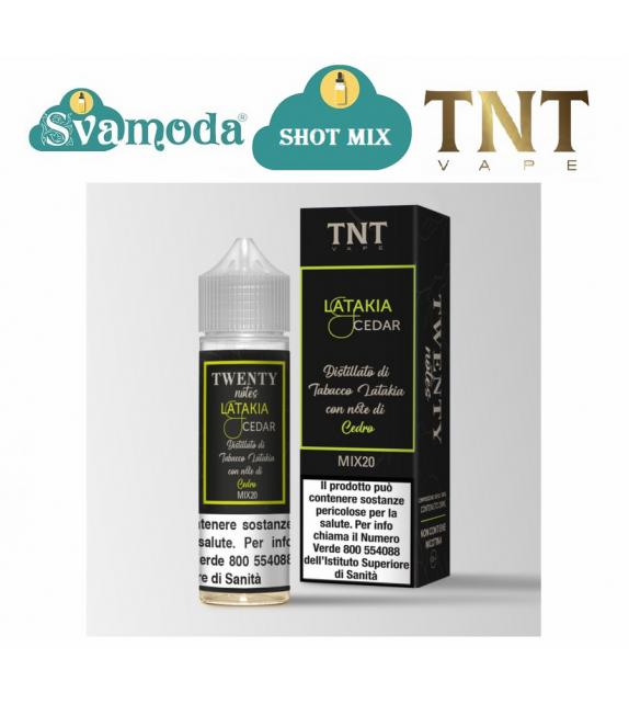 TNT VAPE TWENTY NOTES LATAKIA CEDAR SHOT MIX 20ML