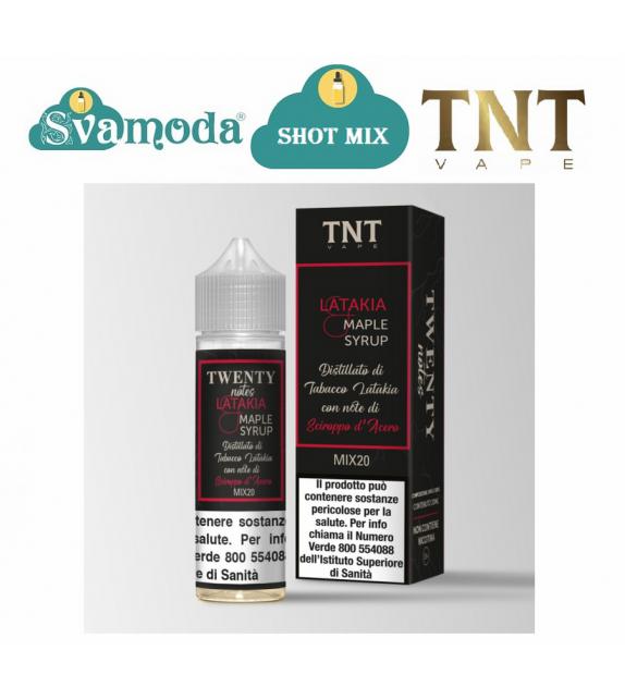 TNT VAPE TWENTY NOTES LATAKIA MAPLE SYRUP SHOT MIX 20ML