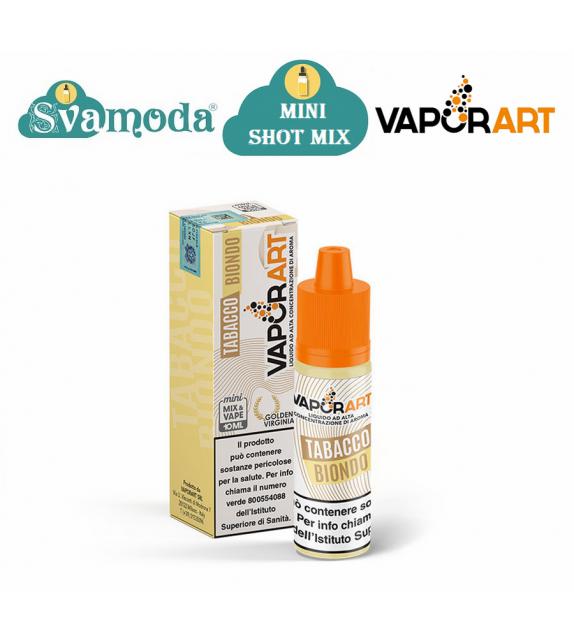 VAPORART TABACCO BIONDO (GOLDEN VIRGINIA) MINI SHOT MIX 10ML