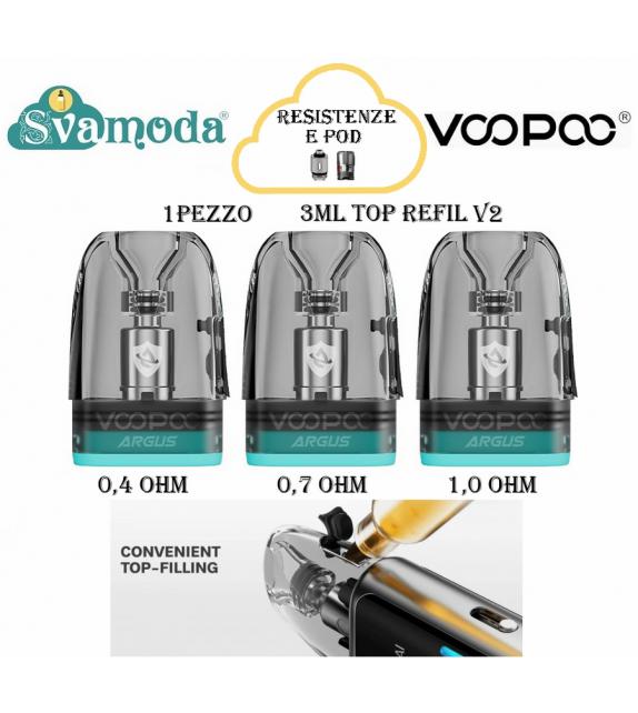 VOOPOO ARGUS POD TOP REFILL V2 3ML POD 1PZ
