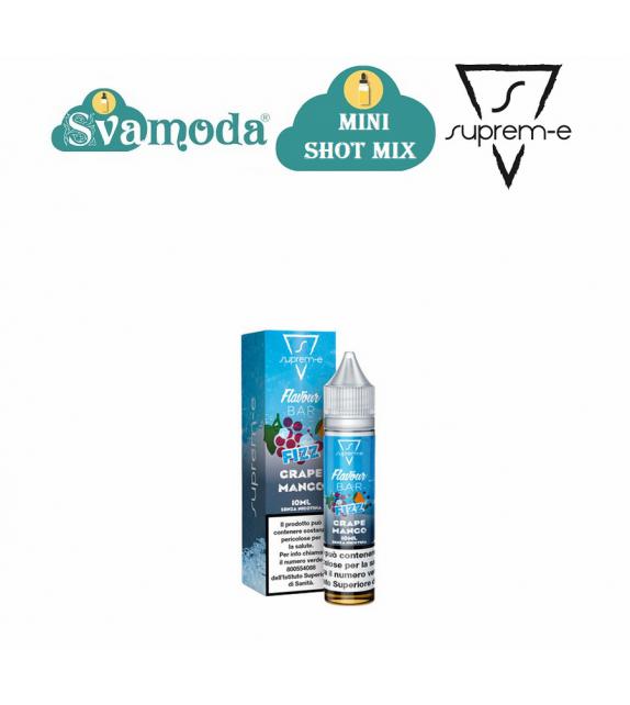 SUPREM-E FLAVOUR BAR FIZZ GRAPE MANGO MINI SHOT MIX 10ML