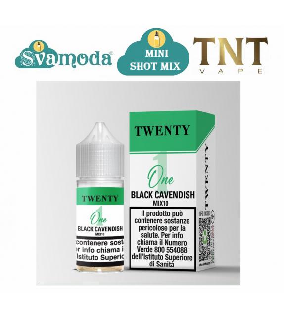 TNT VAPE TWENTY ONE BLACK CAVENDISH MINI SHOT MIX 10ML