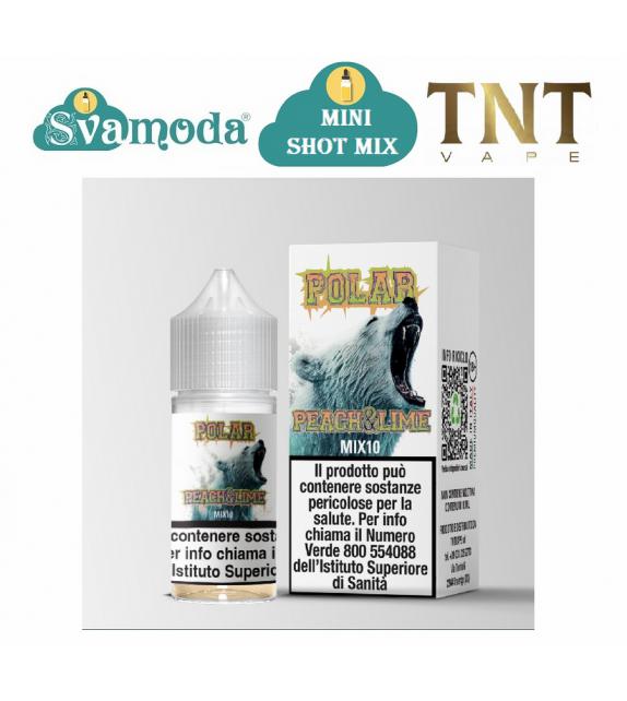 TNT VAPE POLAR PEACH & LIME MINI SHOT MIX 10ML
