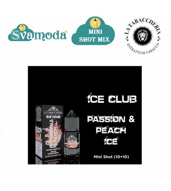 LA TABACCHERIA ICE CLUB PASSION & PEACH ICE MINI SHOT MIX 10ML