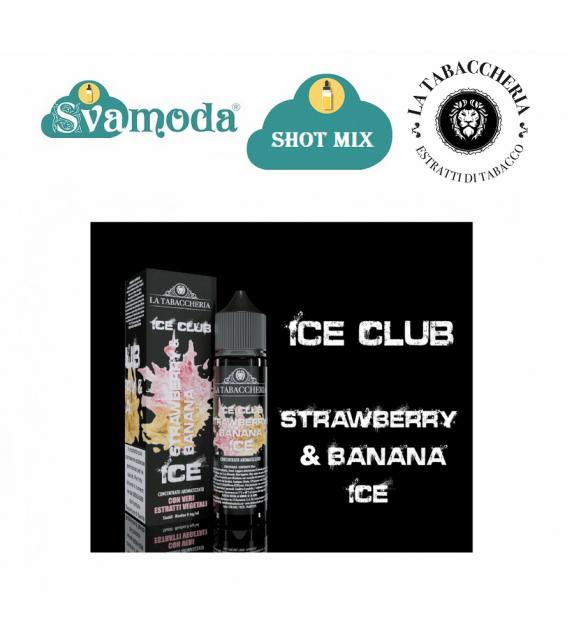 LA TABACCHERIA ICE CLUB STRAWBERRY & BANANA ICE SHOT MIX 20ML