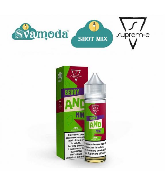 SUPREM-E AND FLAVORS BERRY AND MINT SHOT MIX 20ML