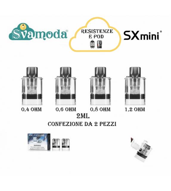 SX MINI PX PRO 2 CARTRIDGE POD CONFEZIONE DA 2 PZ