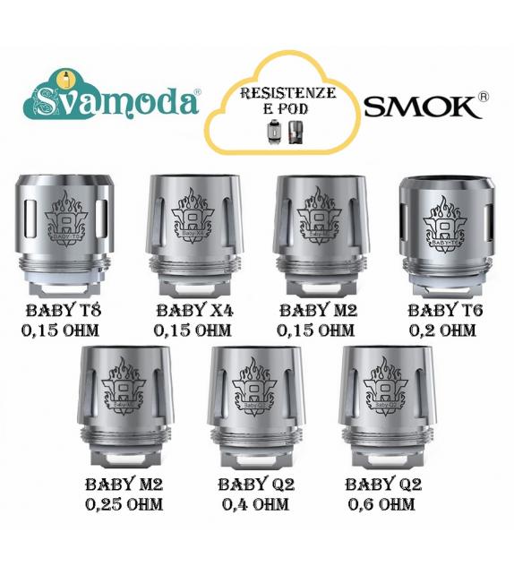 SMOK TFV8 BABY RESISTENZA