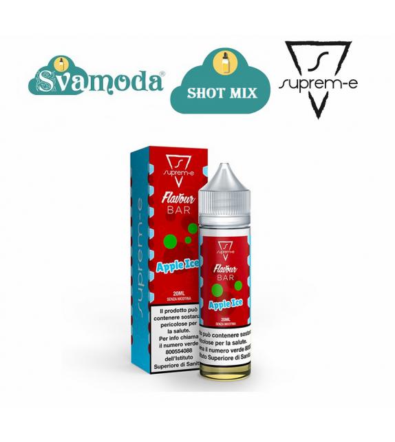 SUPREM-E FLAVOUR BAR APPLE ICE SHOT MIX 20ML