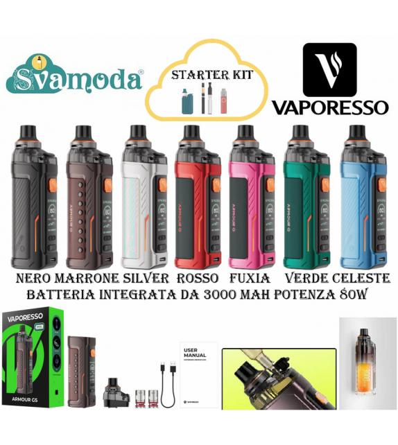 VAPORESSO ARMOUR G 80W 3000 MAH STARTER KIT