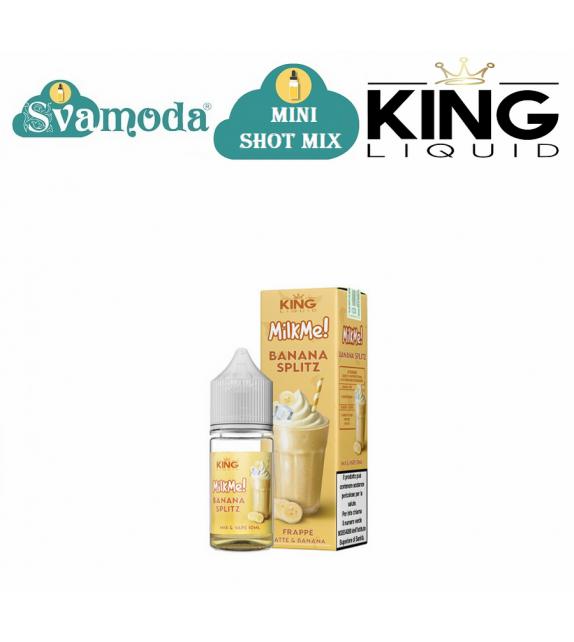 KING LIQUID MILK ME! BANANA SPLITZ MINI SHOT MIX 10ML