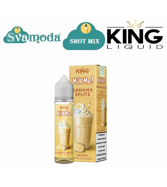 KING LIQUID MILK ME! BANANA SPLITZ SHOT MIX 20ML