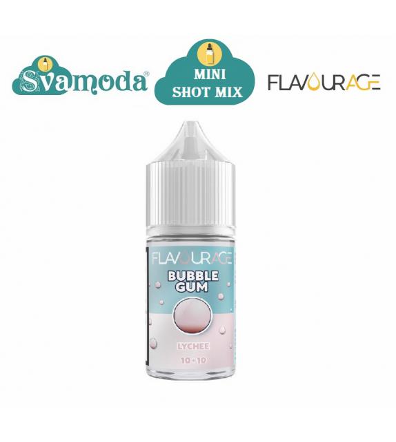 FLAVOURAGE BUBBLE GUM LICHEE MINI SHOT MIX 10ML