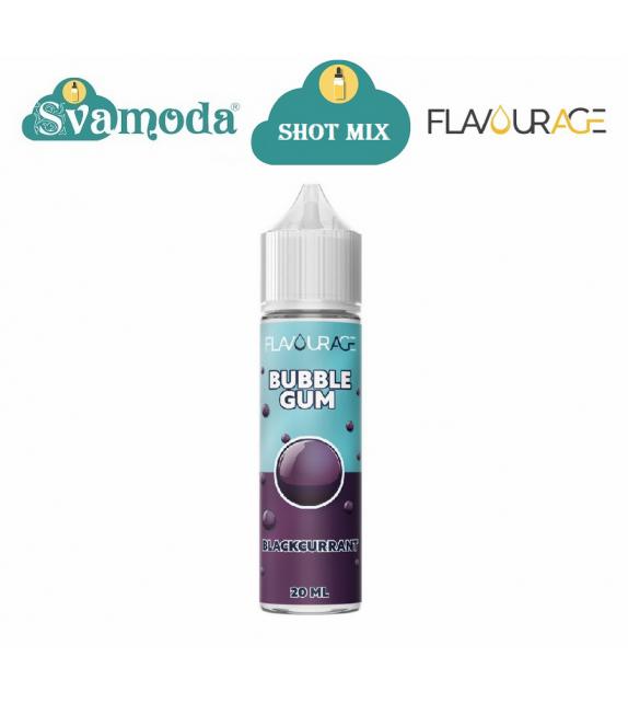 FLAVOURAGE BUBBLE GUM BLACKCURRANT SHOT MIX 20ML