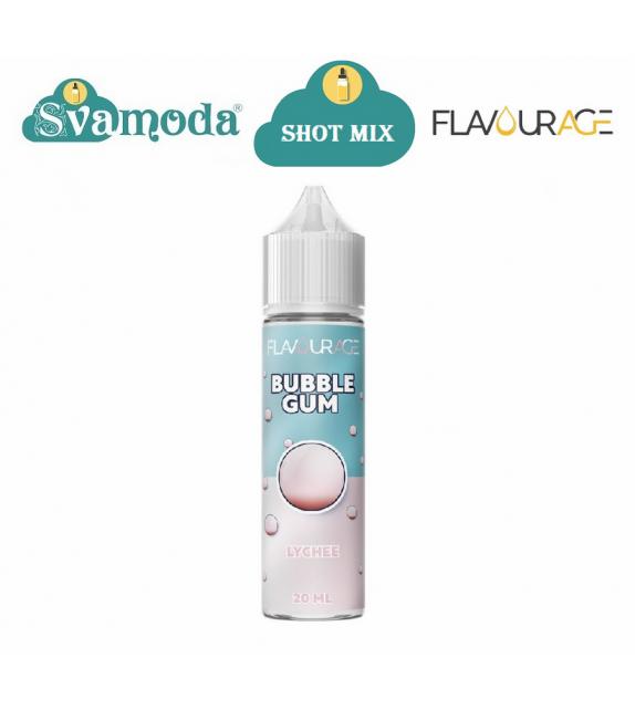 FLAVOURAGE BUBBLE GUM LICHEE SHOT MIX 20ML