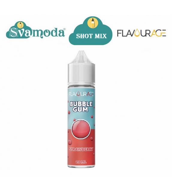 FLAVOURAGE BUBBLE GUM STRAWBERRY SHOT MIX 20ML