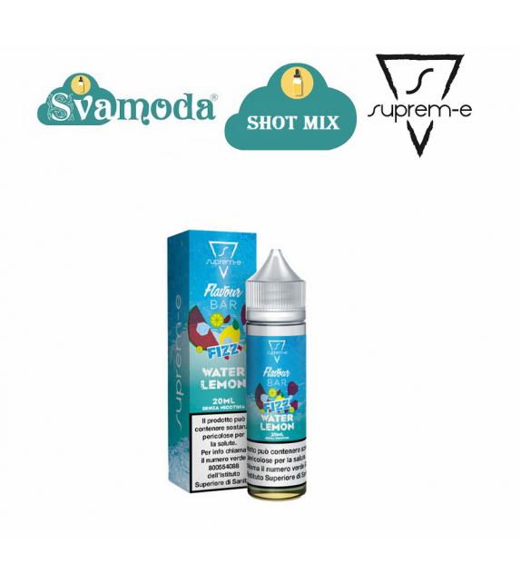 SUPREM-E FLAVOUR BAR FIZZ WATER LEMON SHOT MIX 20ML