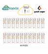 GEEK VAPE FILTRI IN COTONE COLORFUL LIFE WENAX M/M1/M2/S3 (20Pz)