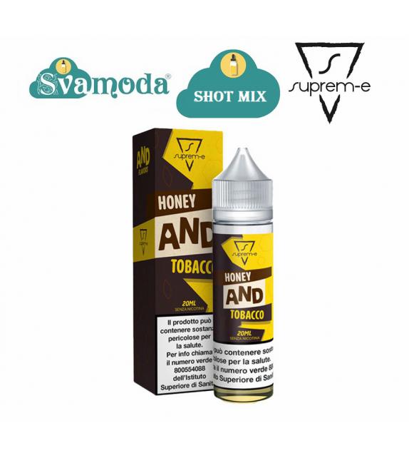SUPREM-E AND FLAVORS HONEY AND TOBACCO SHOT MIX 20ML