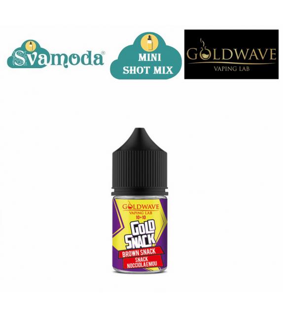 GOLDWAVE BROWN SNACK MINI SHOT MIX 10ML