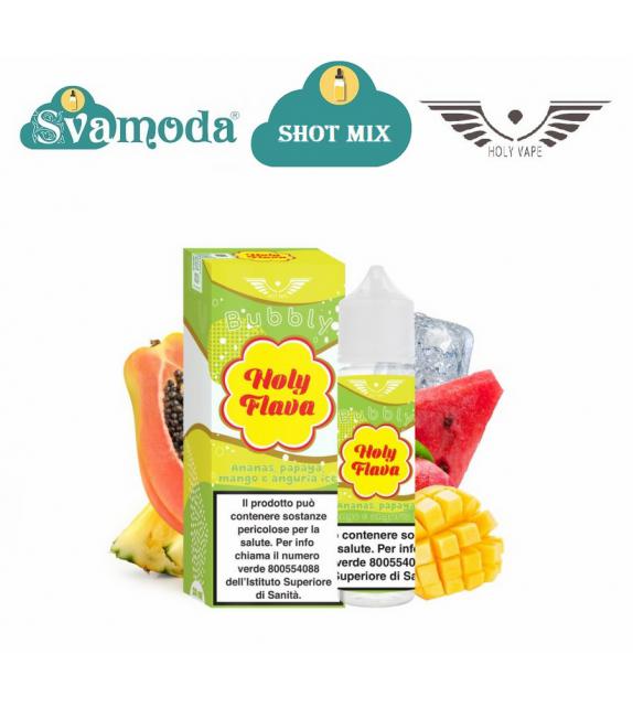 HOLY VAPE FLAVA ANANAS PAPAYA MANGO E ANGURIA ICE SHOT MIX 20ML