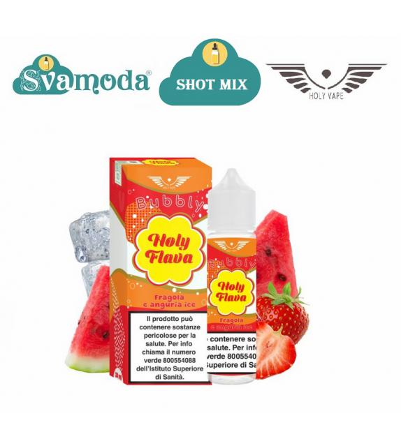 HOLY VAPE FLAVA FRAGOLA E ANGURIA ICE SHOT MIX 20ML