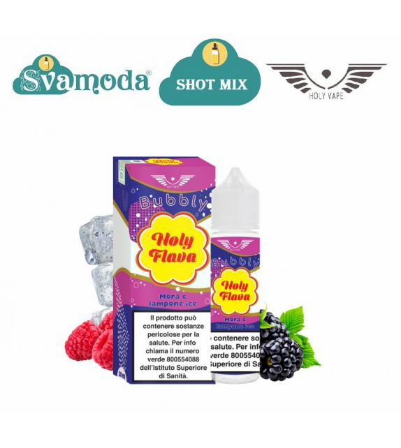 HOLY VAPE FLAVA MORA E LAMPONE ICE SHOT MIX 20ML