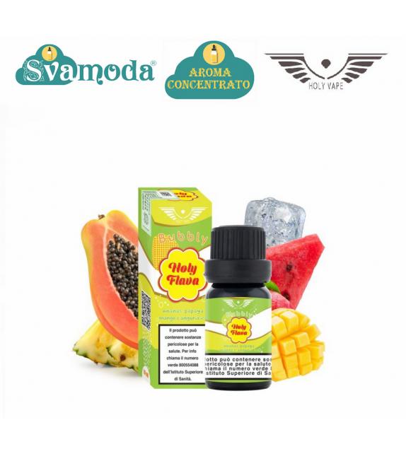 HOLY VAPE FLAVA ANANAS PAPAYA MANGO E ANGURIA ICE AROMA CONCENTRATO 10ML