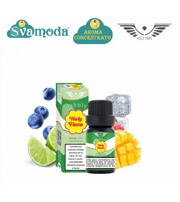 HOLY VAPE FLAVA MANGO LIME E MIRTILLO ICE AROMA CONCENTRATO 10ML