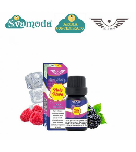HOLY VAPE FLAVA MORA E LAMPONE ICE AROMA CONCENTRATO 10ML