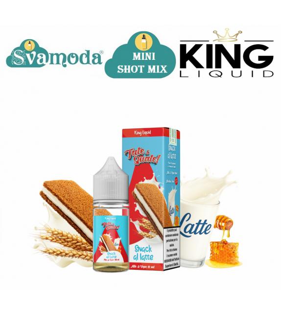 KING LIQUID TALE & QUALE SNACK AL LATTE MINI SHOT MIX 10ML