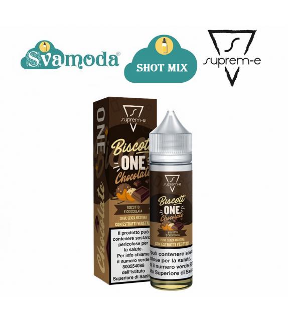 SUPREM-E ONE BISCOTTONE CHOCOLATE SHOT MIX 20ML