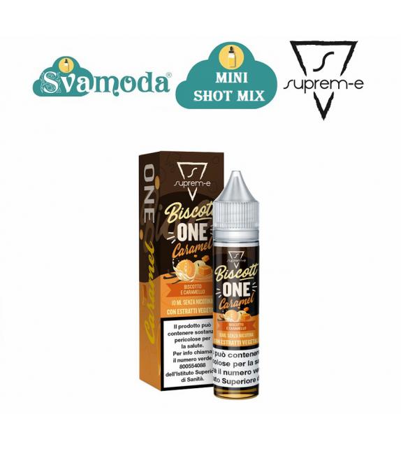 SUPREM-E ONE BISCOTTONE CARAMEL MINI SHOT MIX 10ML