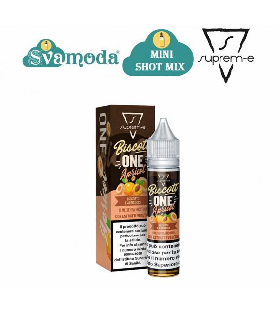SUPREM-E ONE BISCOTTONE APRICOT MINI SHOT MIX 10ML