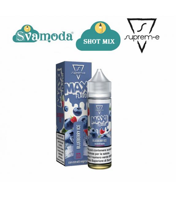 SUPREM-E MAXI FLAVOR BLUEBERRY ICE SHOT MIX 20ML
