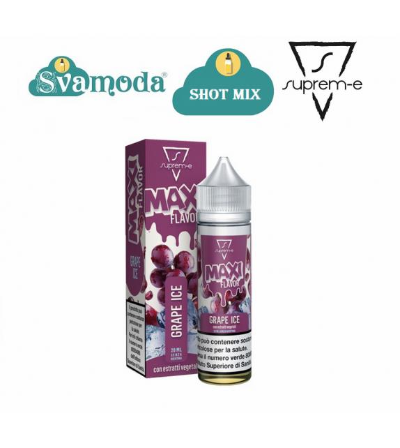SUPREM-E MAXI FLAVOR GRAPE ICE SHOT MIX 20ML
