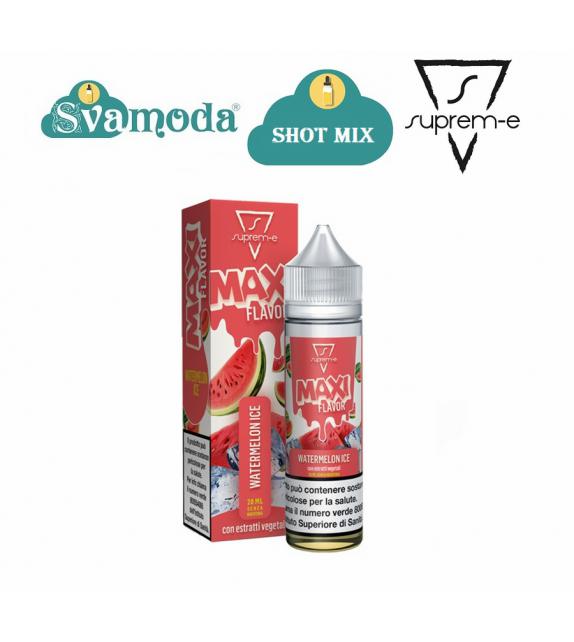 SUPREM-E MAXI FLAVOR WATERMELON ICE SHOT MIX 20ML