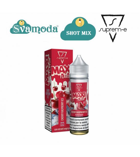 SUPREM-E MAXI FLAVOR CHERRY RASPBERRY ICE SHOT MIX 20ML