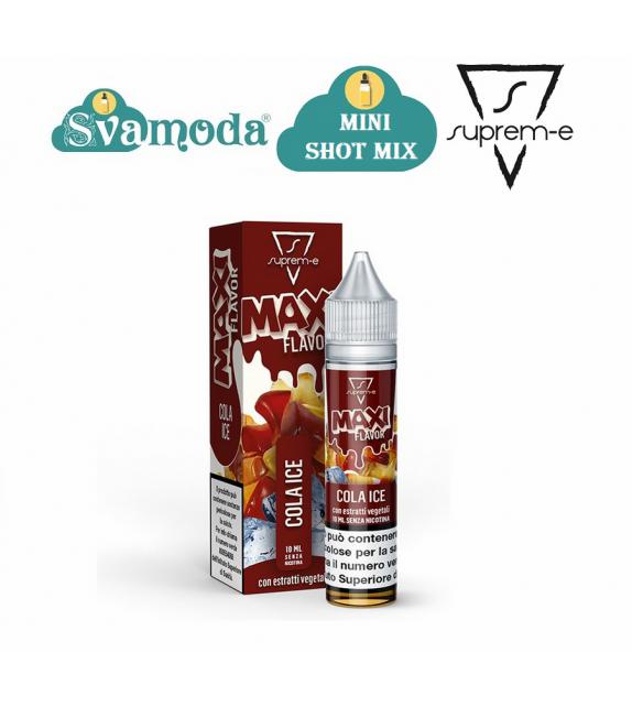 SUPREM-E MAXI FLAVOR COLA ICE MINI SHOT MIX 10ML