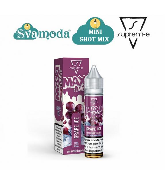 SUPREM-E MAXI FLAVOR GRAPE ICE MINI SHOT MIX 10ML