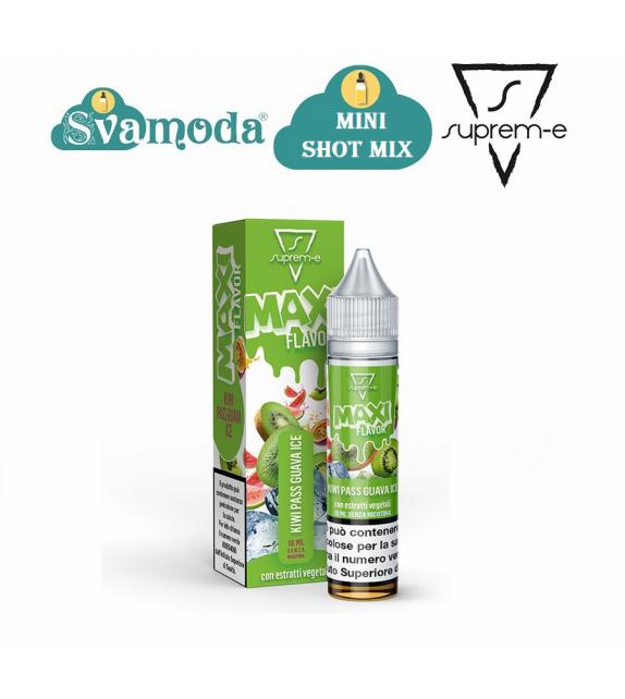 SUPREM-E MAXI FLAVOR KIWI PASS GUAVA ICE MINI SHOT MIX 10ML