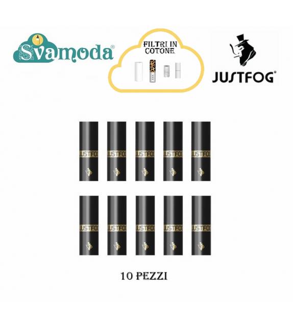 JUSTFOG GLENT FILTRI IN COTONE CONFEZIONE DA 10 PEZZI