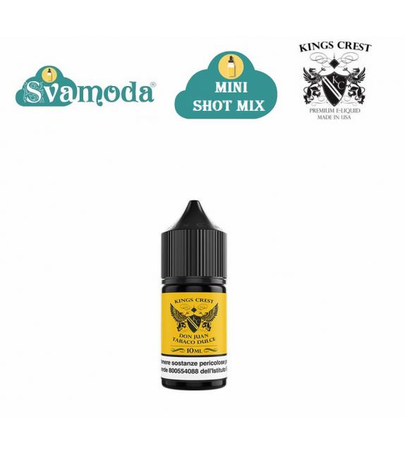 KINGS CREST DON JUAN TABACO DULCE MINI SHOT MIX 10ML