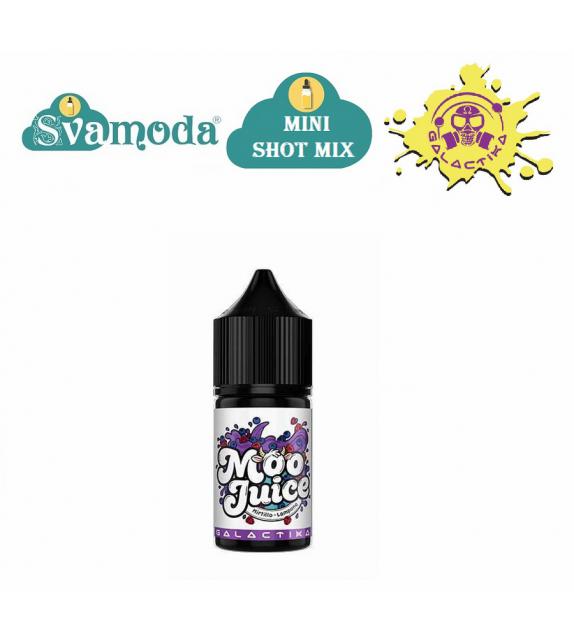GALACTIKA MOO JUICE MIRTILLO E LAMPONE MINI SHOT MIX 10ML