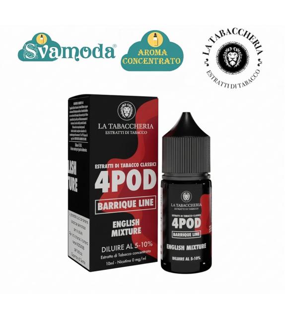 LA TABACCHERIA 4POD ENGLISH MIXTURE CONCENTRATO 10ML