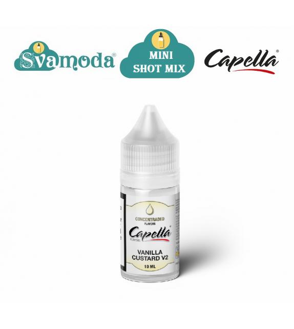 CAPELLA VANILLA CUSTARD V2 MINI SHOT MIX 10ML +20