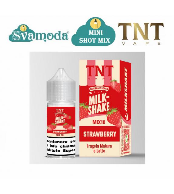 TNT VAPE MILKSHAKE STRAWBERRY MINI SHOT MIX 10ML