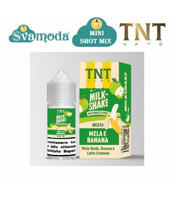 TNT VAPE MILKSHAKE MELA E BANANA MINI SHOT MIX 10ML