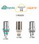 ASPIRE K1 BVC RESISTENZA SINGOLA