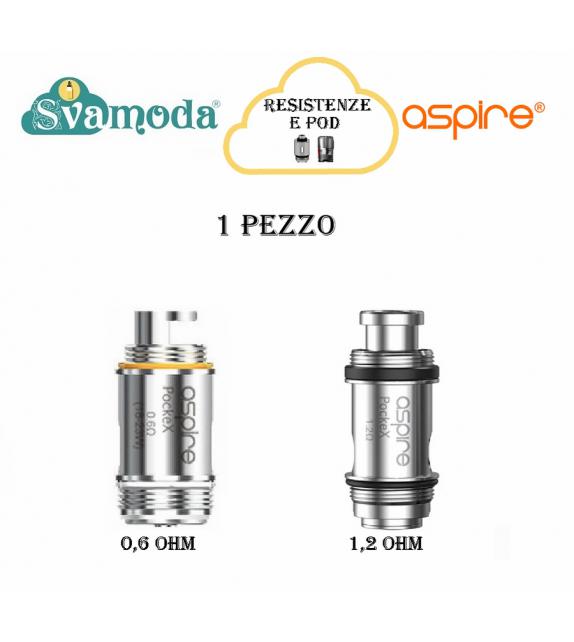 ASPIRE POCKEX RESISTENZA SINGOLA